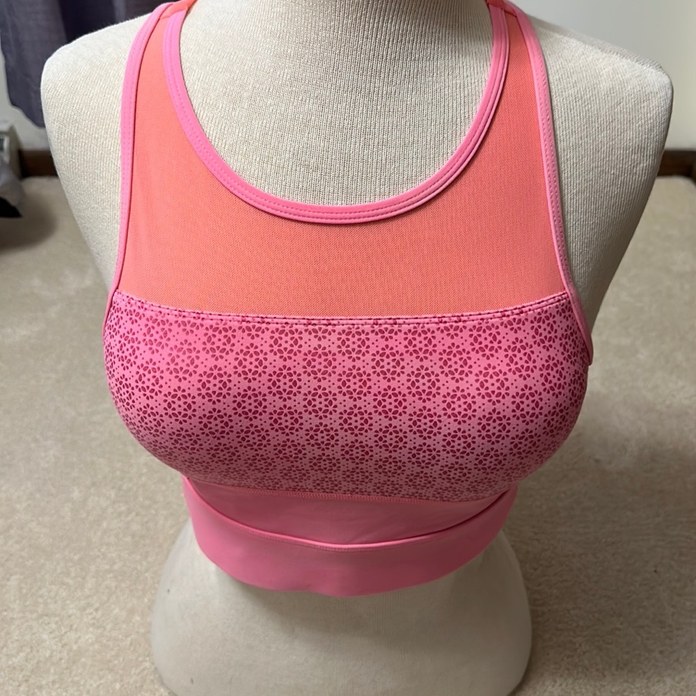 Zyia Active back zip sports bra size L